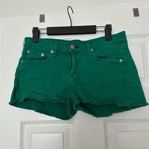 Rag & bone jean Teal/Green Jean Shorts
